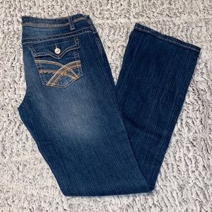 Blue Denim Slim Boot Jeans